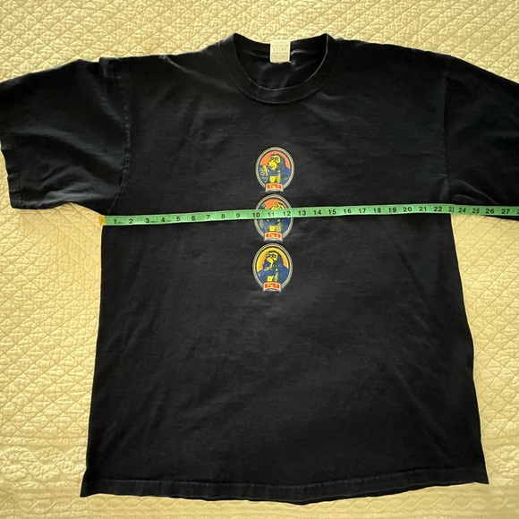 Vintage Blue Howling Monkey Double-Sided Graphic Shirt - Picture 5 of 5